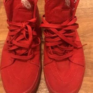 Good used condition Mens Vans high tops